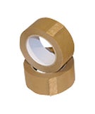 Paperiteippi 50mm x 50m, ruskea, 12 rll